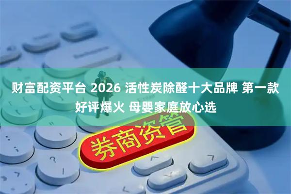 财富配资平台 2026 活性炭除醛十大品牌 第一款好评爆火 母婴家庭放心选